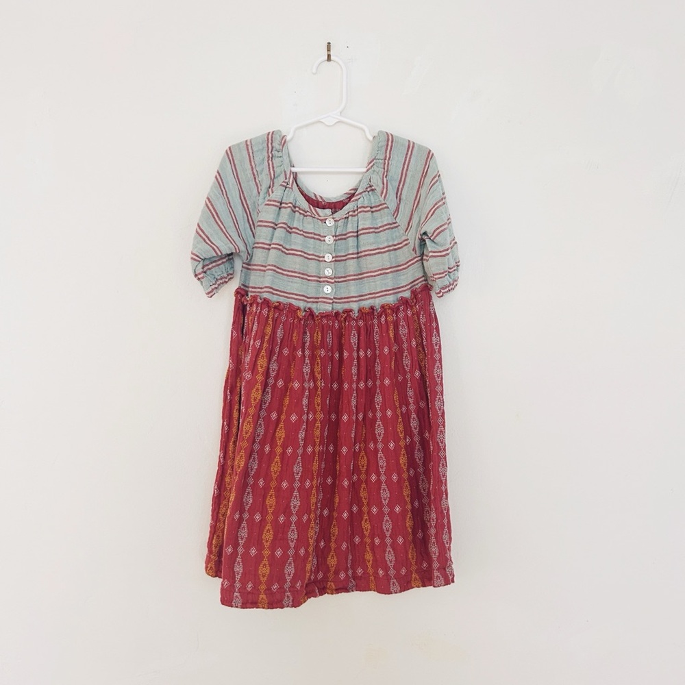 Lali Kids Mixed Print Mallory Dress
Organic Cotton